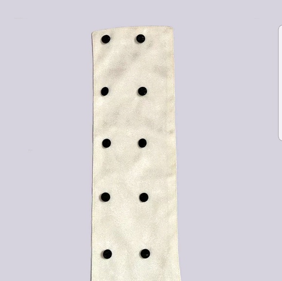 White Blouse Size XS or S Top Button Down Open Front Long Sleeve Handmade - Picture 5 of 8